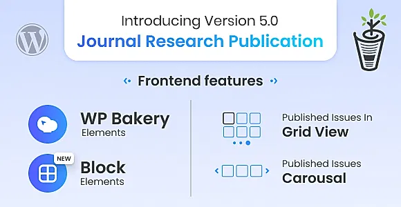 Journal Research Publication Wordpress Plugin