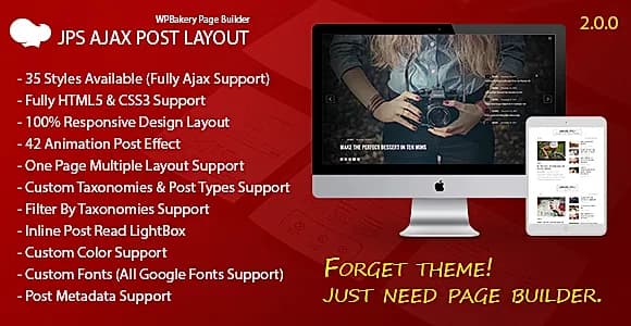 JPS Ajax Post Layout WordPress Plugin