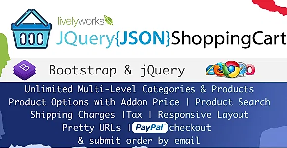 JQuery JSON Shopping Cart - Store - Shop