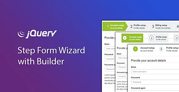 jQuery Step Wizard with Step Form Builder - Timon Step Form