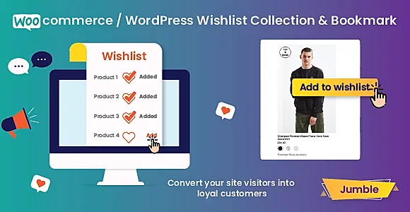 Jumble - WooCommerce / WordPress Wishlist Collection & Bookmark Plugin WordPress Plugin