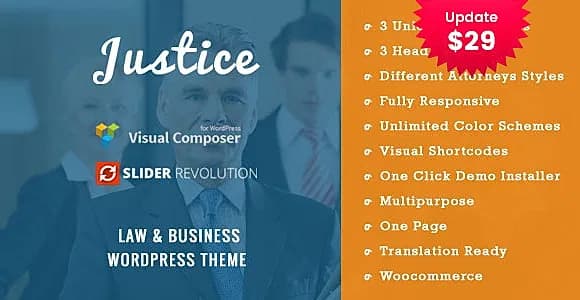 Justice WordPress Theme