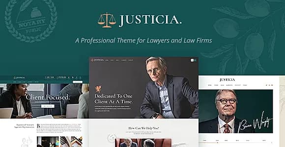 Justicia WordPress Theme