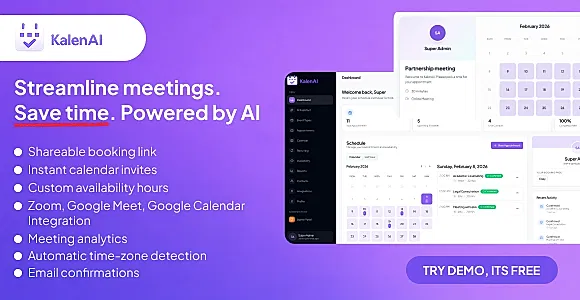 KalenAI – AI Powered Appointment Scheduling Platform