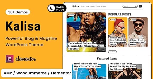 Kalisa WordPress Theme