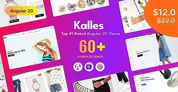 Kalles -  Angular 20 eCommerce Template