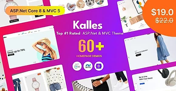 Kalles - ASP.Net Core & MVC eCommerce Templates