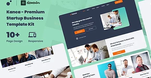 Kanca - Startup Business Consulting Elementor Template Kit