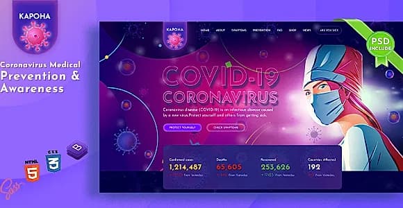 Kapoha - Corona virus Medical Prevention Template
