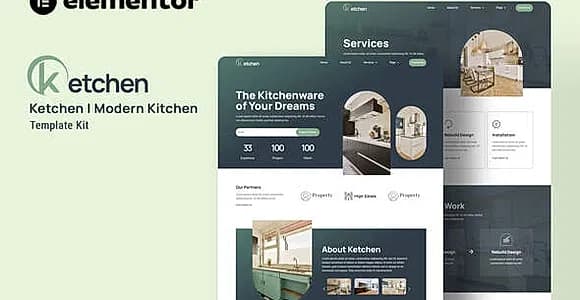Ketchen - Modern Kitchen Elementor Template Kit
