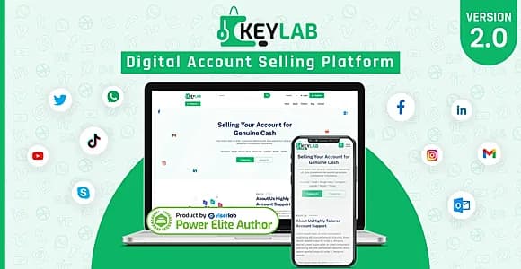 KeyLab - Digital Account Selling Platform