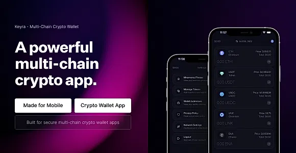 Keyra - Multi-Chain Crypto Wallet App (dApp)
