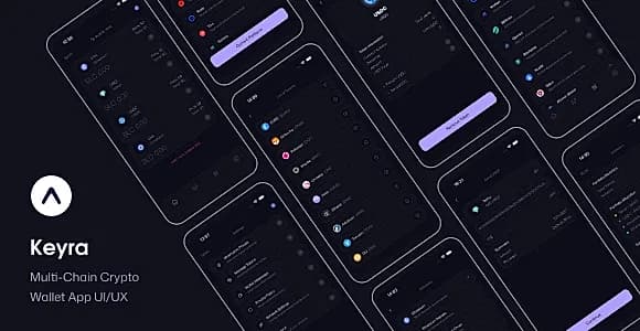 Keyra - Multi-Chain Crypto Wallet App UI/UX (Expo)