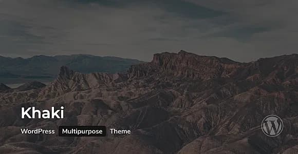 Khaki WordPress Theme