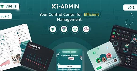 Ki-admin Vue 3 Admin Dashboard Template