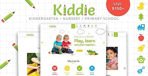 Kiddie WordPress Theme