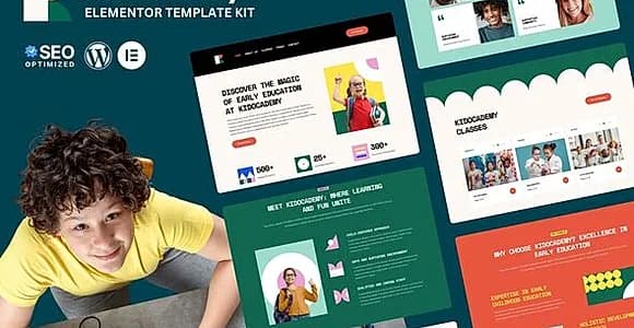 Kidocademy - Kindergarten & Preschool Elementor Template Kits