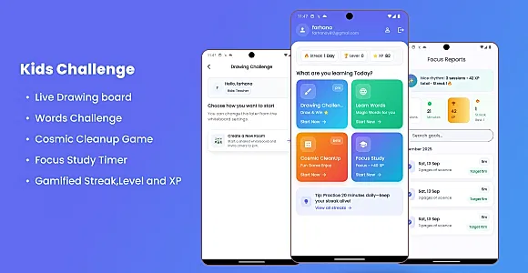 Kids Battle Flutter android and ios application