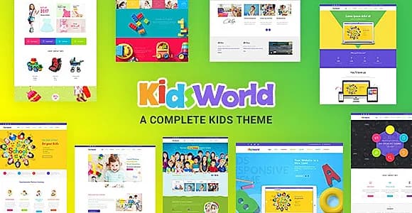 Kids World WordPress Theme