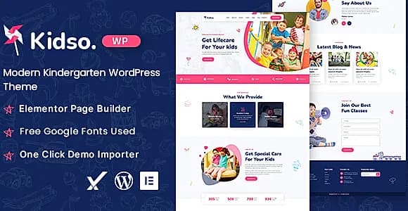 Kidso WordPress Theme
