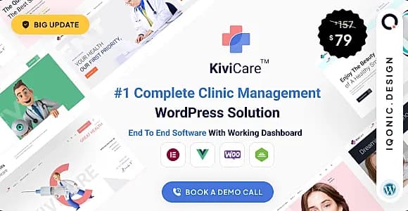 KiviCare WordPress Theme