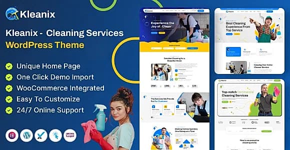 Kleanix WordPress Theme
