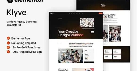 Klyve - Creative Agency Elementor Template Kit