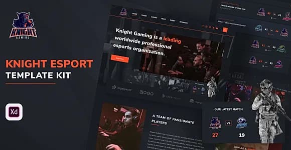 Knight - eSport Website Template