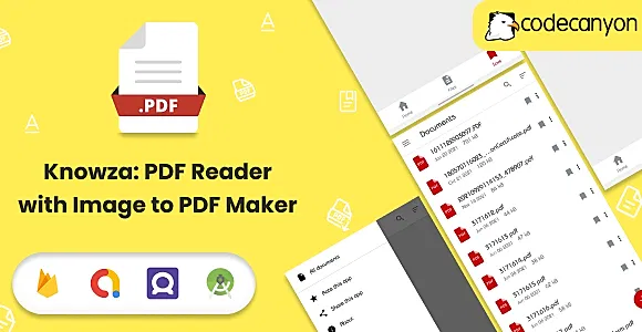 Knowza - pdf reader, pdf viewer, image to pdf -  Android 12 Supported