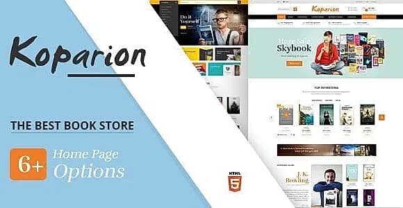Koparion – Books Store HTML5 Website Template