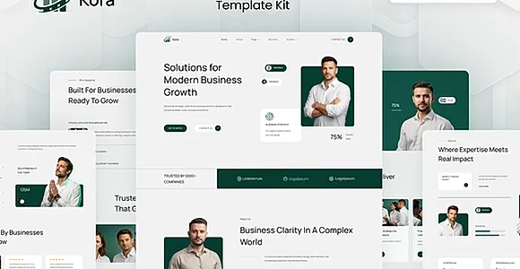 Kora - Business Solution Elementor Template Kit