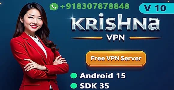 Krishna VPN Pro - Android VPN App With Admin Panel & In-App-Purchase