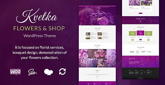 Kvetka WordPress Theme
