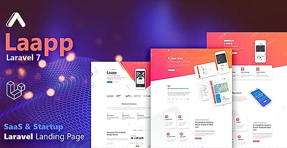 Laapp - Laravel App Landing Page