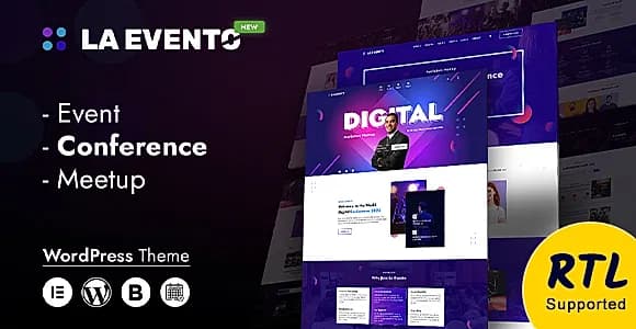Laevento WordPress Theme