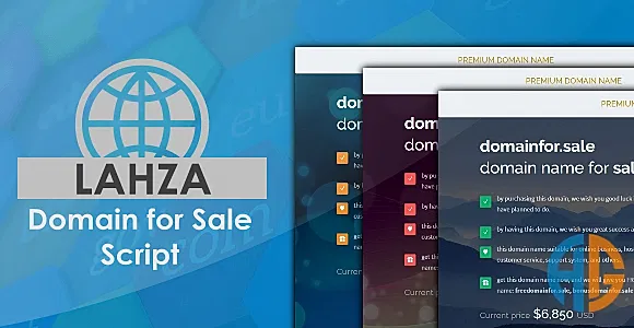 Lahza - Domain For Sale Script