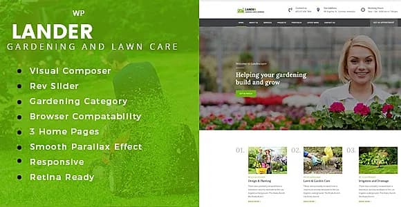Lander WordPress Theme