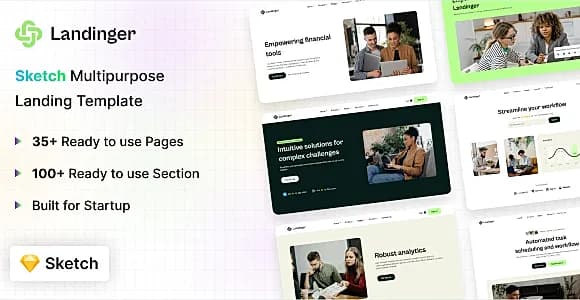 Landinger - Sketch Multipurpose Landing Template