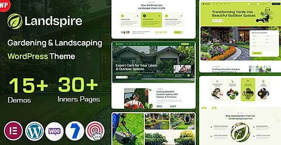 Landspire WordPress Theme