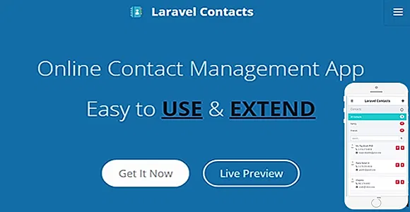 LaraContact – Online Contact Management App