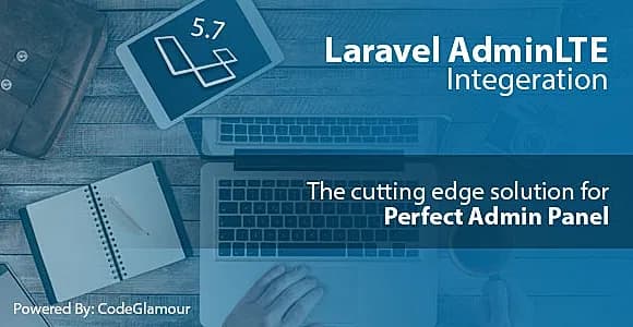 Laravel AdminLTE Integration + User CRUD