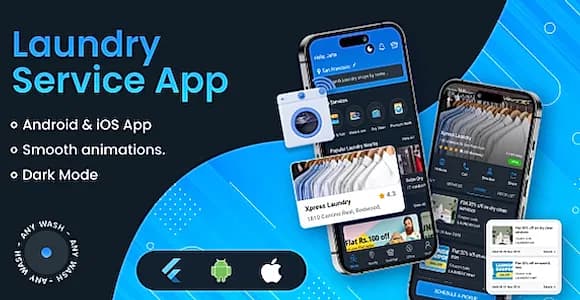Laundry Services Flutter App - UI KIT
