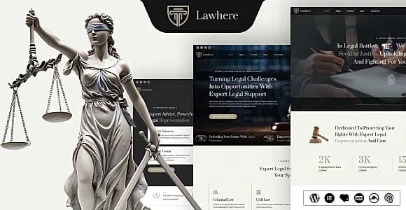Lawhere WordPress Theme