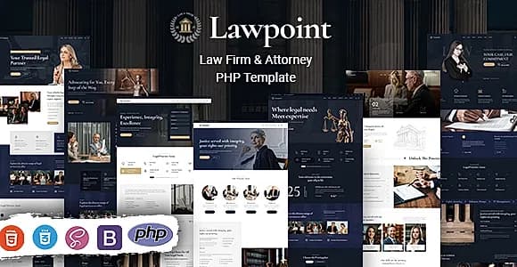 Lawpoint - Attorney Lawyer PHP Template