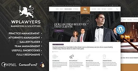 Lawyers WordPress Theme