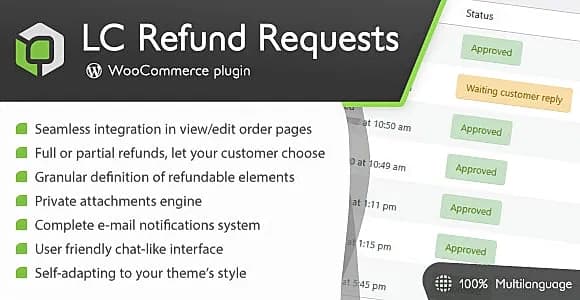 LC Refund Requests – WooCommerce Refunds Manager