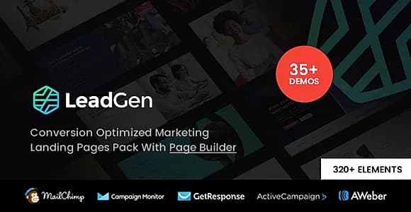 LeadGen - Multipurpose Marketing Landing Page Pack with HTML Builder