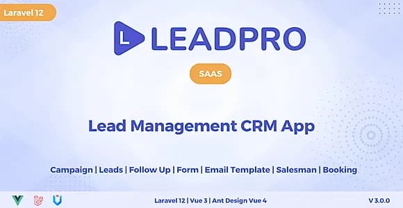 LeadPro SAAS - Lead & Call Center Management CRM