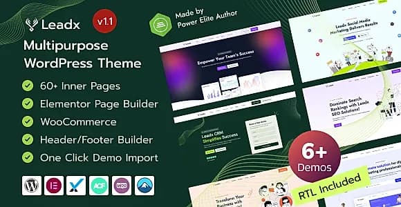 Leadx WordPress Theme