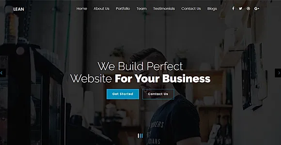 Lean - One Page MultiPurpose Template